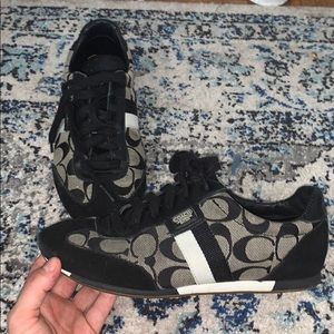 gray coach sneakers